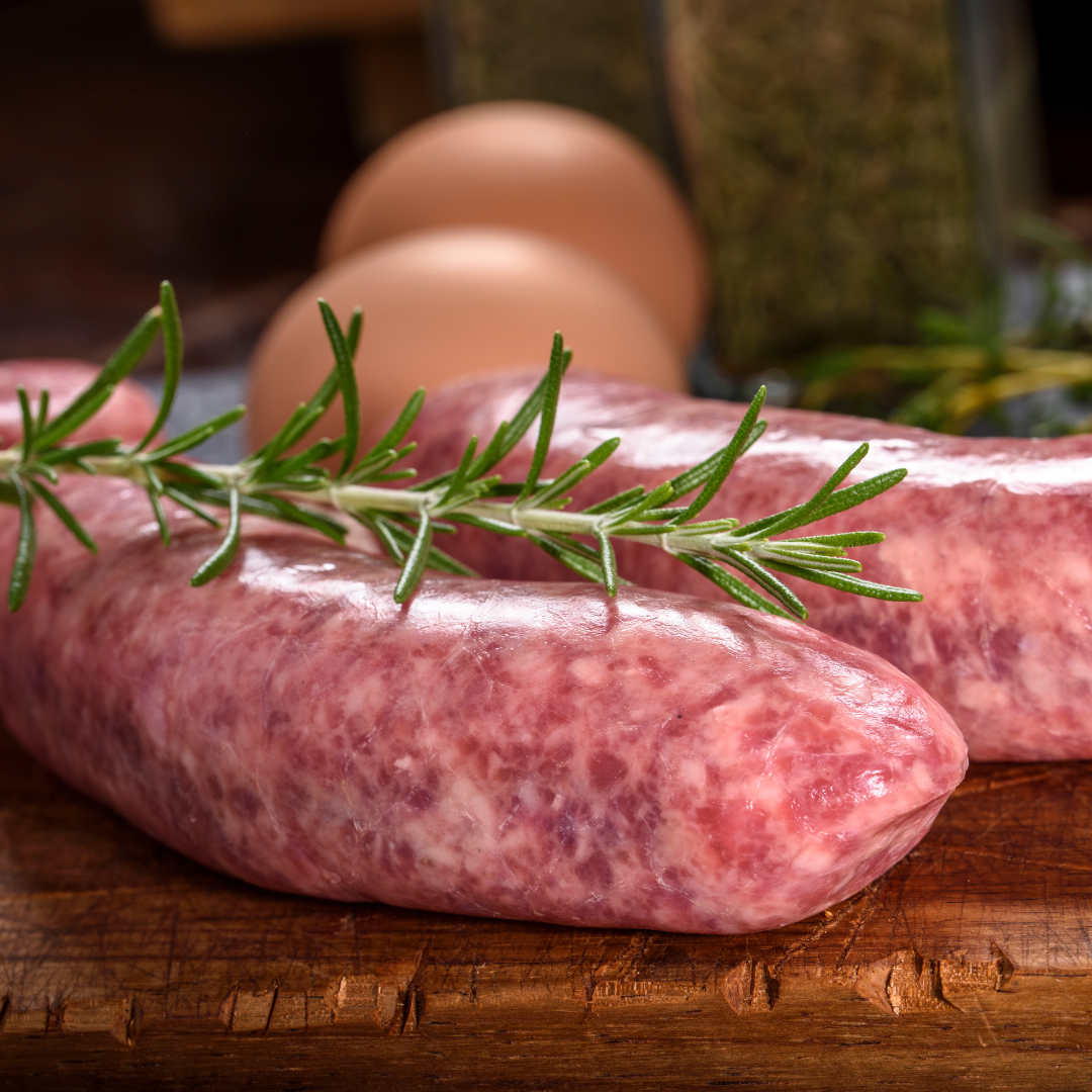 Pork and leek link sausage