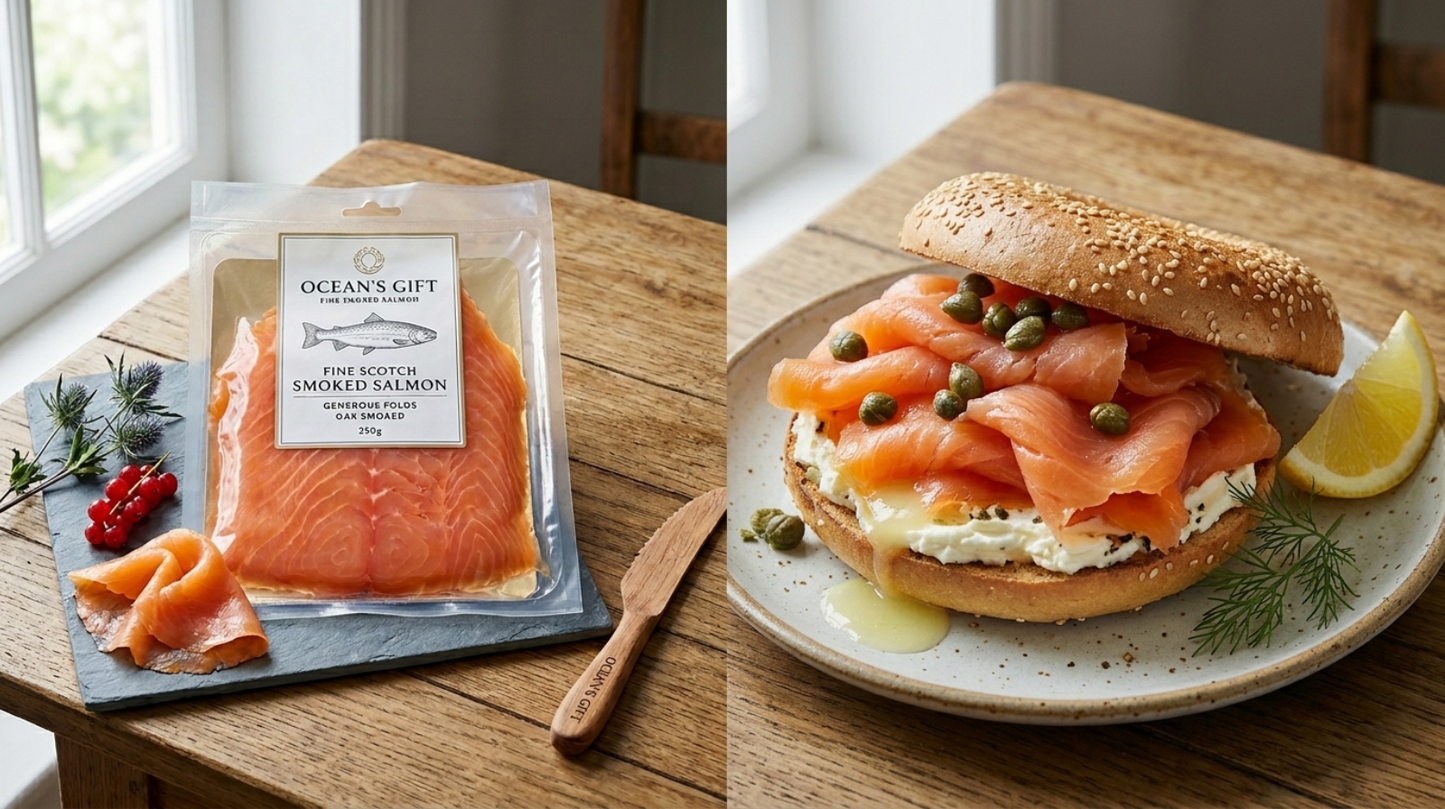 Premium smoked salmon 1kg