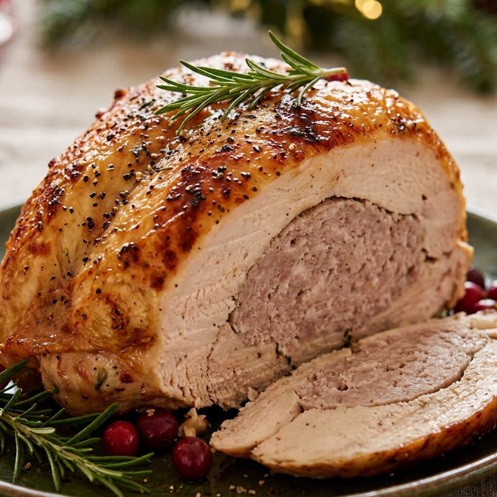 Christmas Stuffed Turkey Breast | Pork & Sage Filling