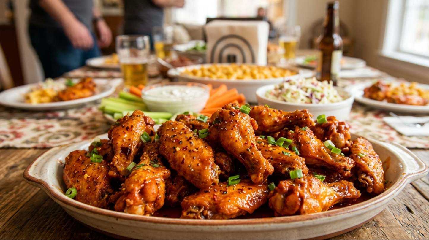 Fiery Hot & Spicy Chicken Wings 1kg