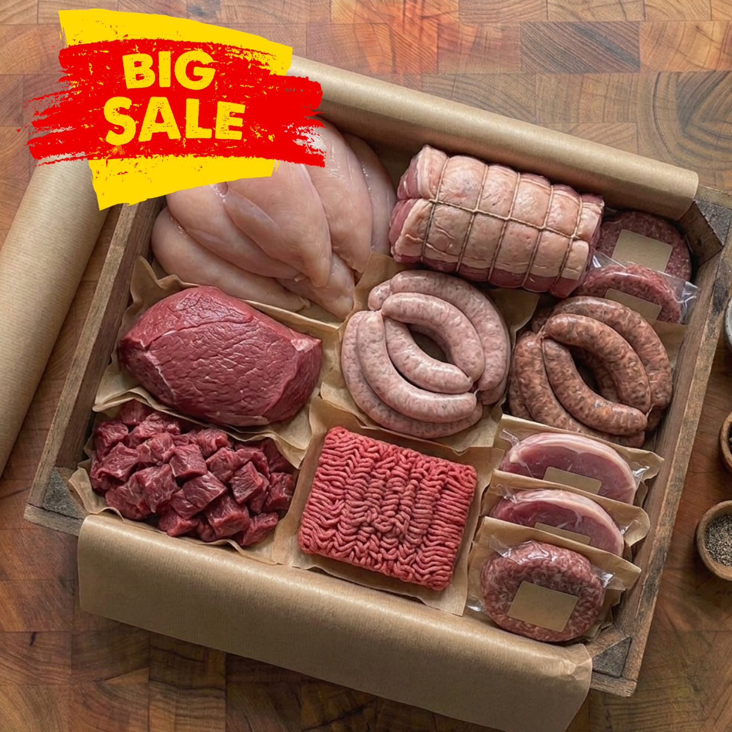 Large butchers hamper