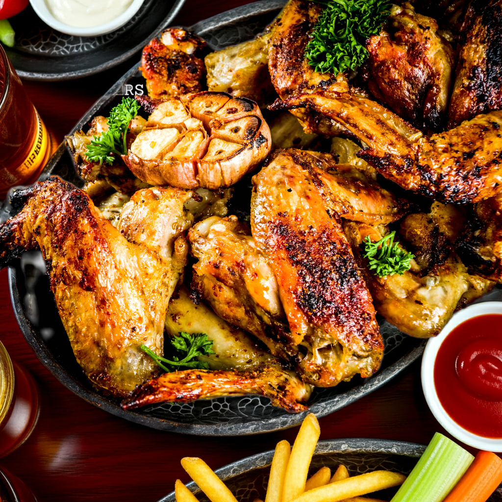 Fiery Hot & Spicy Chicken Wings 1kg