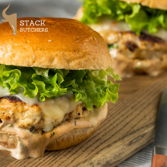 Chicken Balmoral burger (6oz x 6)