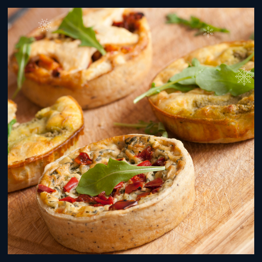 Mini quiche selection