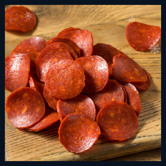 Sliced pepperoni