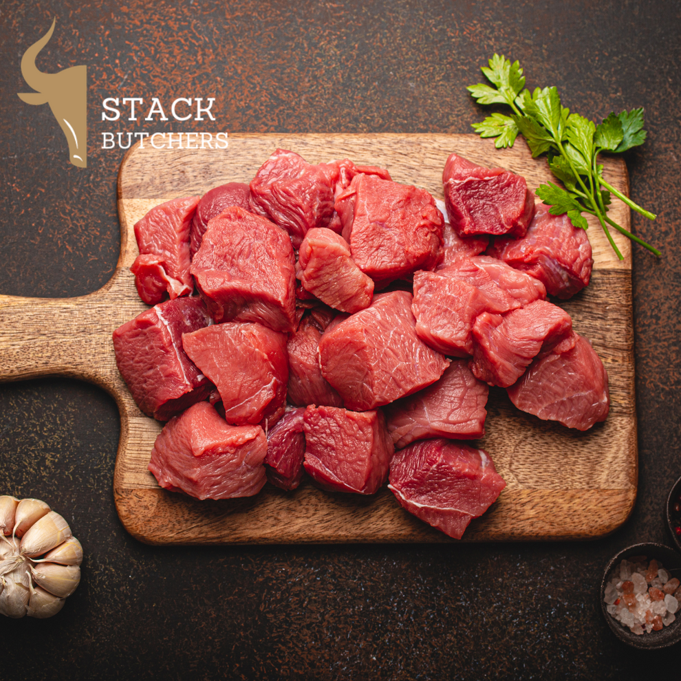 Stack Butchers 100% Lean Diced Beef | 100% VL British Beef | Stack Butcher – Stack ...