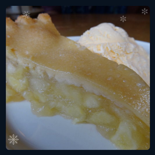 Big bramley apple pie