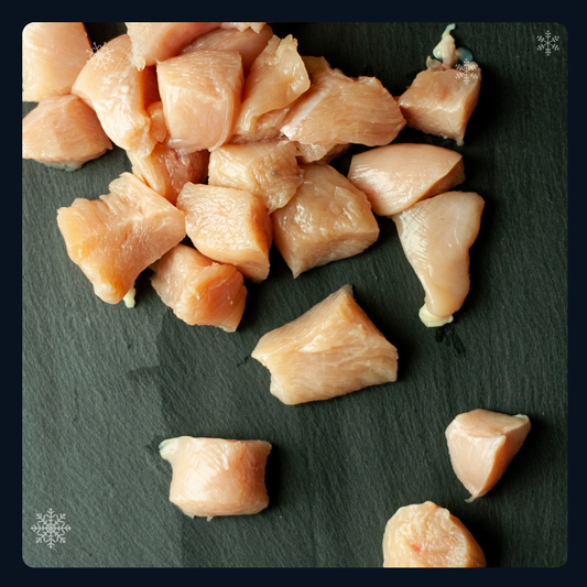 Diced turkey