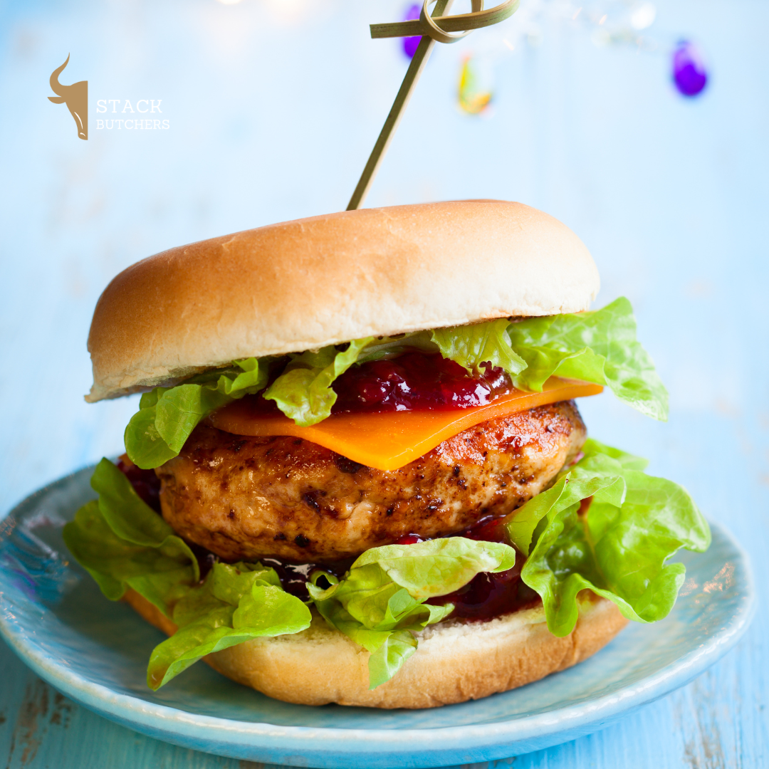 Turkey and stuffing burger (6 x 6oz)