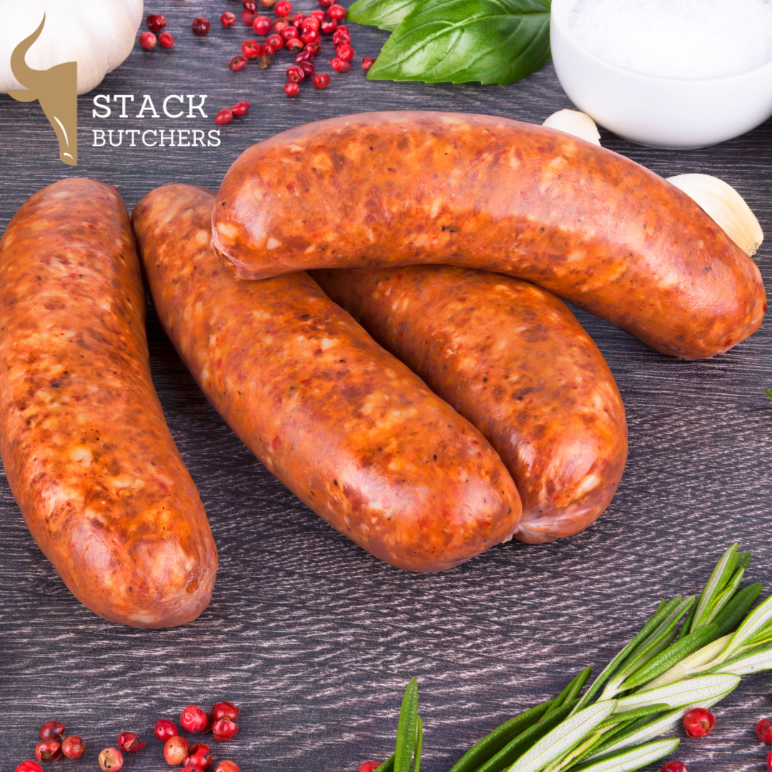 Stack Butchers Beef link sausage – Stack Butchers