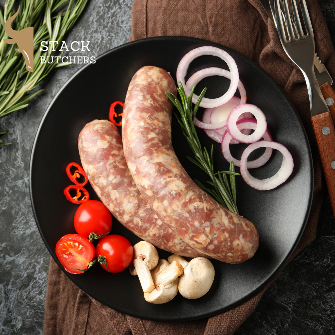 Stack Butchers Pork & Black pudding link sausage – Stack Butchers