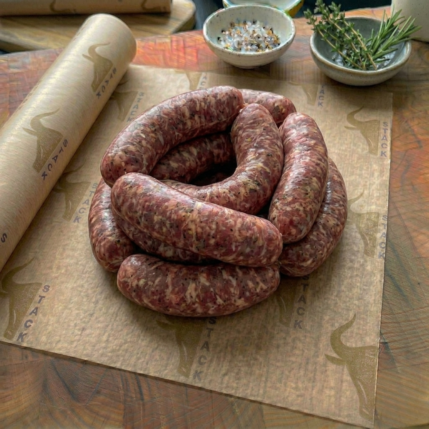 Puddin Butcher Pork & McWilliam’s Black Pudding Sausages | Scottish Sausage | Stack ...