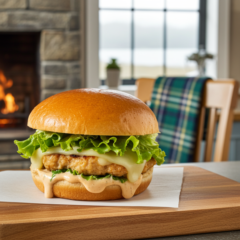 Chicken Balmoral burger (6oz x 6)