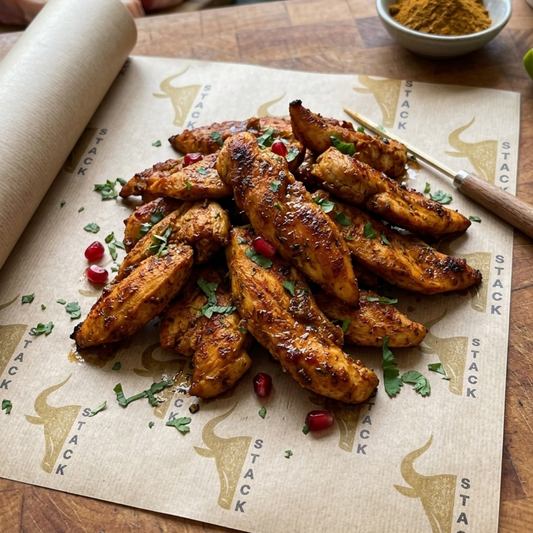 Moroccan seasoned chicken strips 1kg