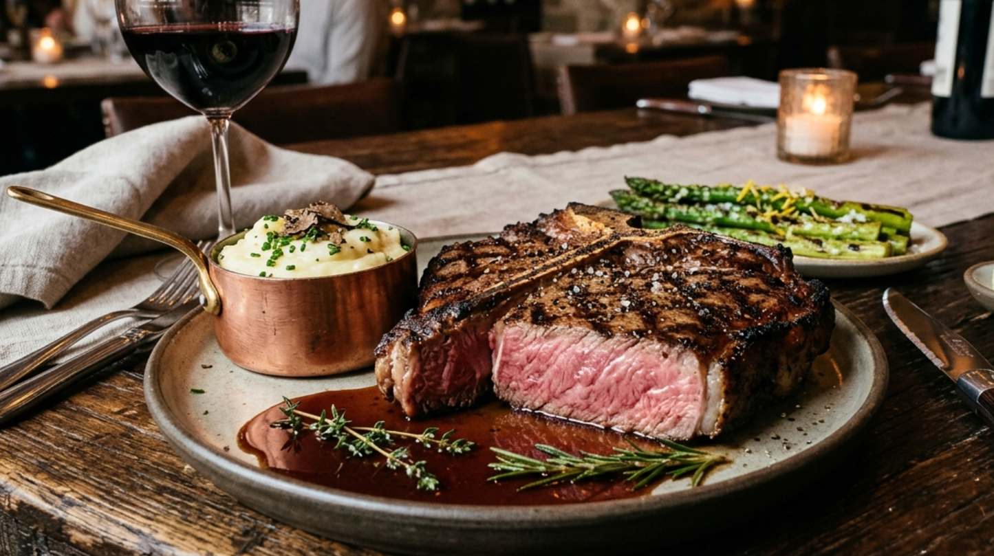 21 Day Dry Aged T-Bone Steak