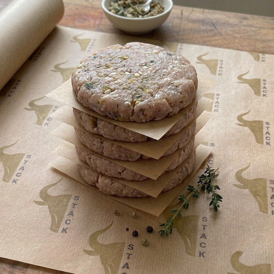 Turkey & Stuffing Burgers (6 x 6oz)