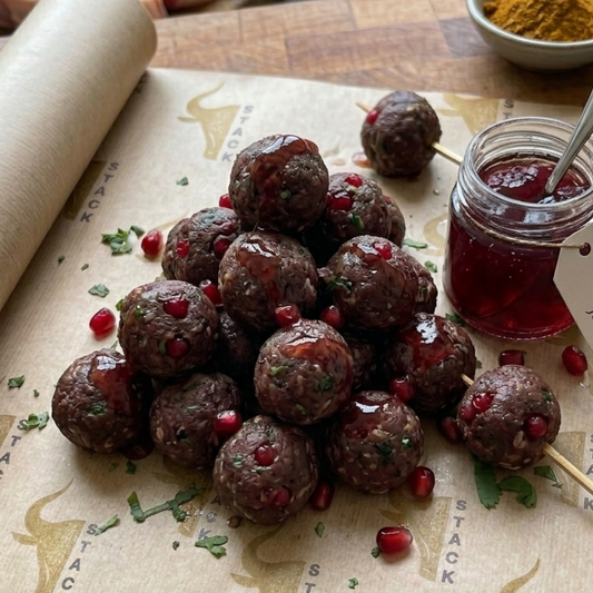 Gourmet Venison & Redcurrant Meatballs (24 x 1.5oz)