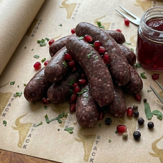Gourmet Venison & Redcurrant Sausages